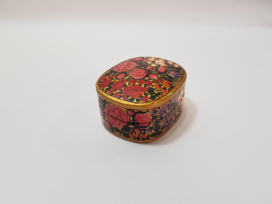 ANTİKA PAPİER MACHE KUTU