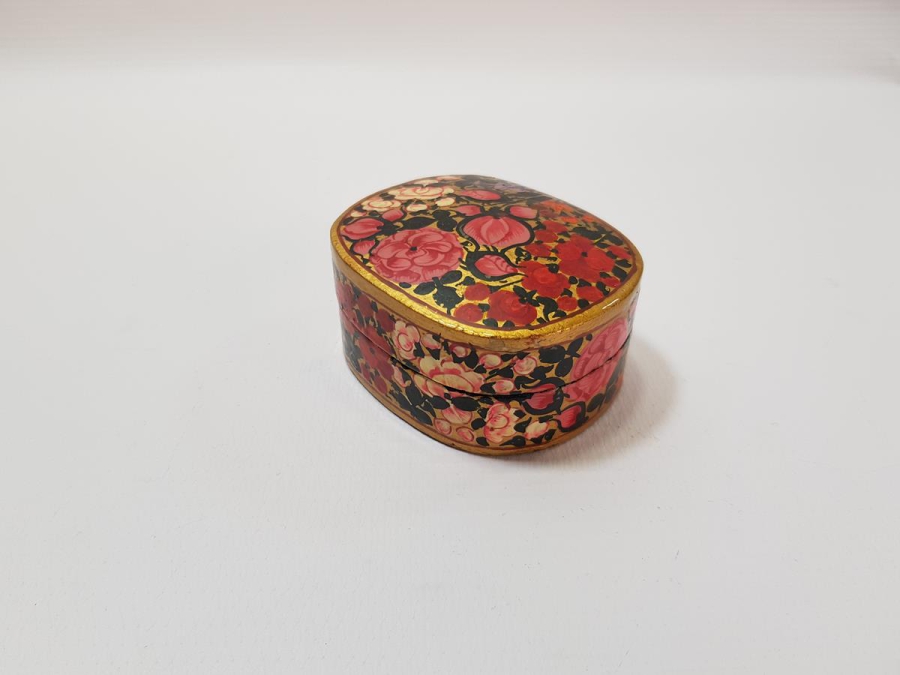 ANTİKA PAPİER MACHE KUTU