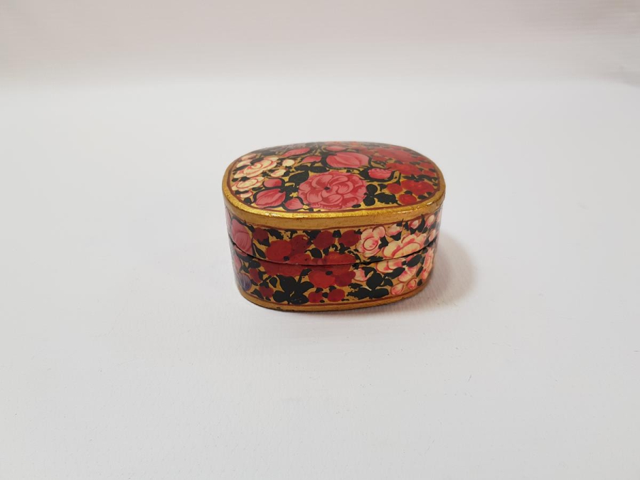 ANTİKA PAPİER MACHE KUTU