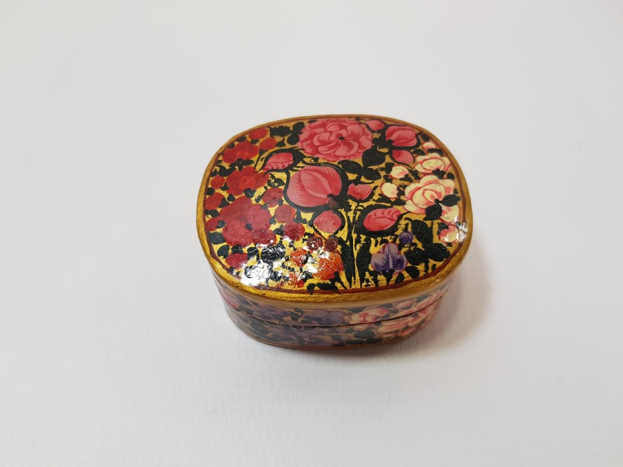 ANTİKA PAPİER MACHE KUTU