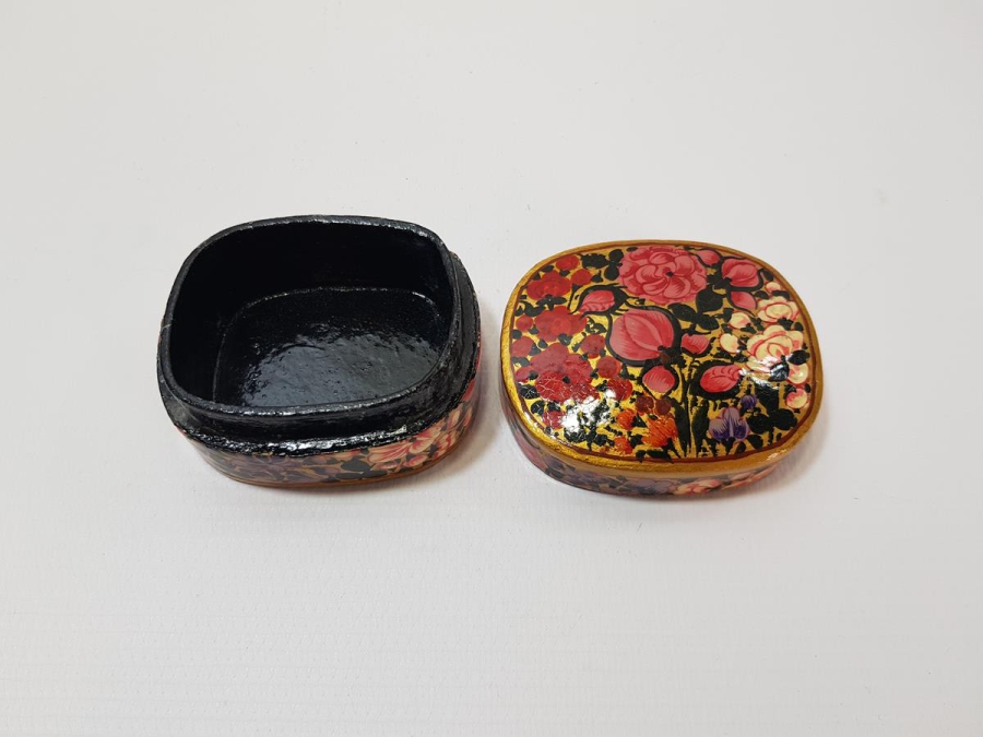 ANTİKA PAPİER MACHE KUTU