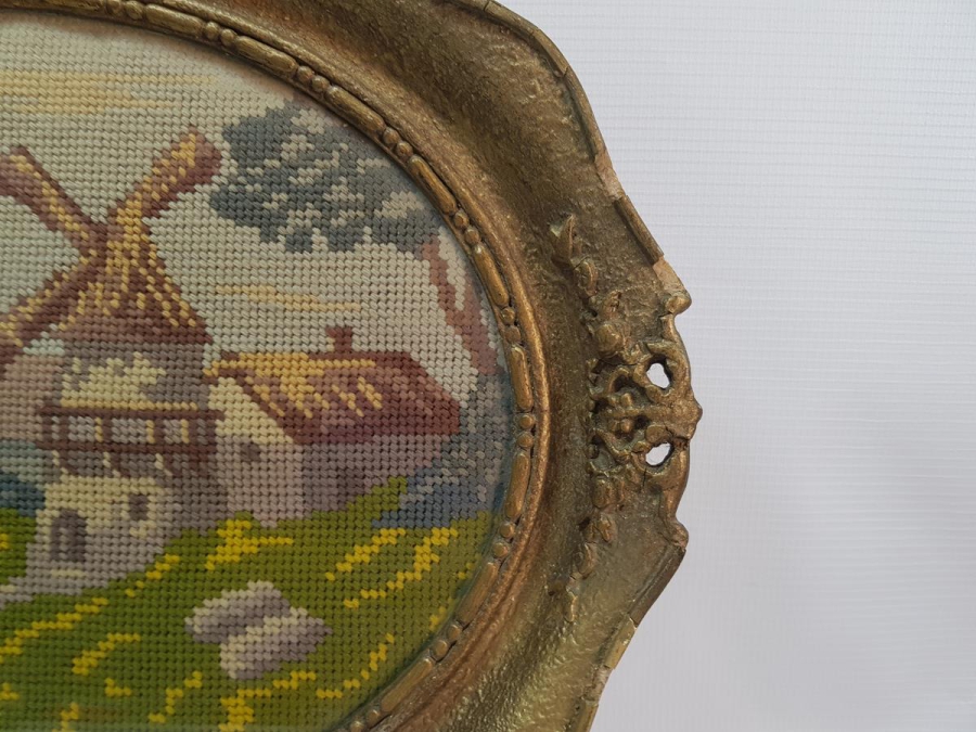 ANTİKA GOBLEN TEPSİ