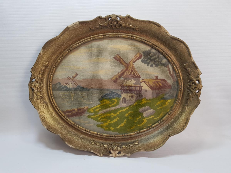 ANTİKA GOBLEN TEPSİ