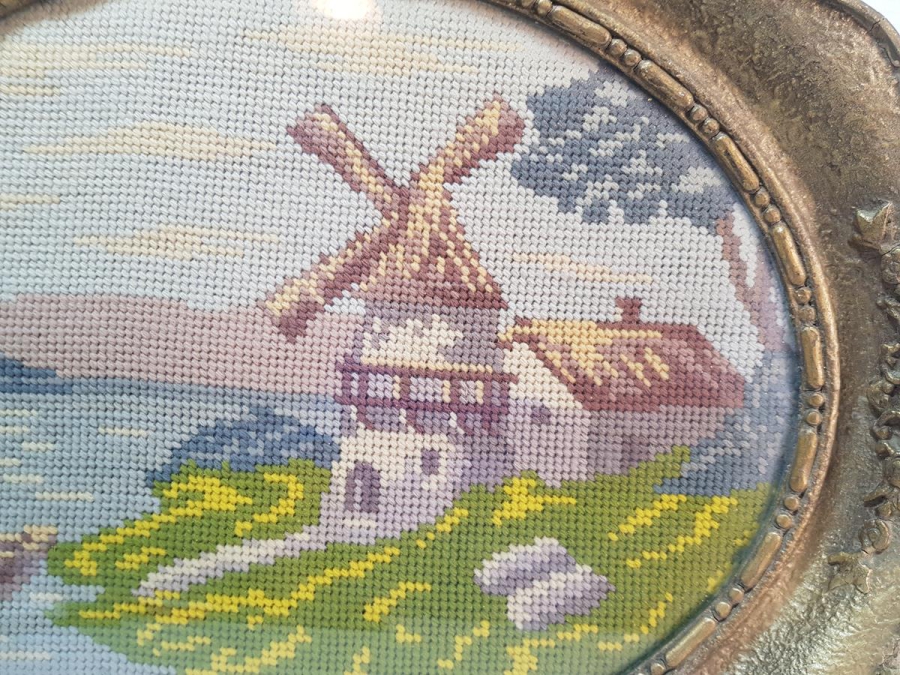 ANTİKA GOBLEN TEPSİ