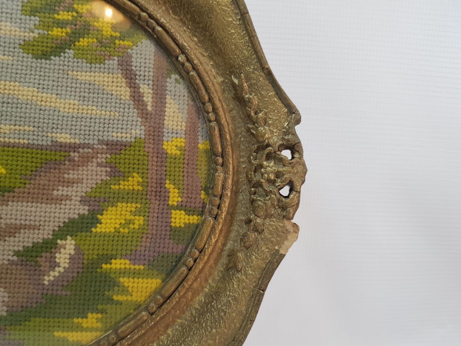 ANTİKA GOBLEN TEPSİ