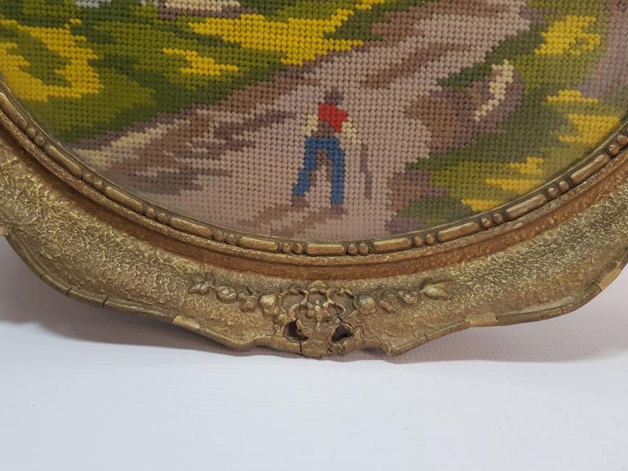 ANTİKA GOBLEN TEPSİ