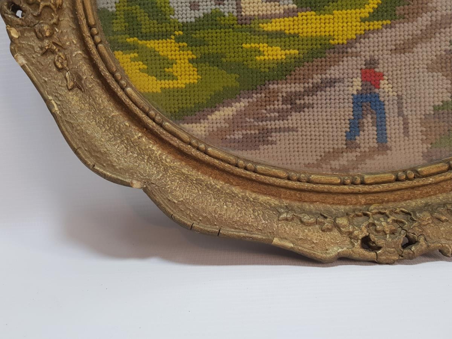 ANTİKA GOBLEN TEPSİ