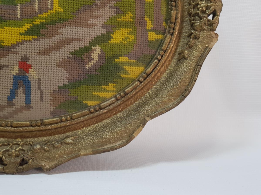 ANTİKA GOBLEN TEPSİ