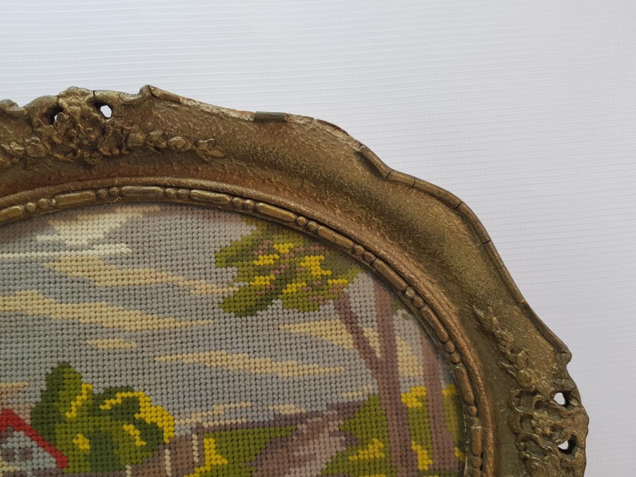 ANTİKA GOBLEN TEPSİ