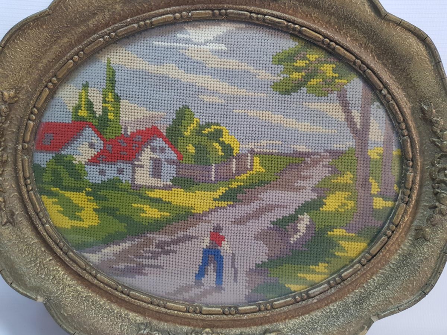 ANTİKA GOBLEN TEPSİ