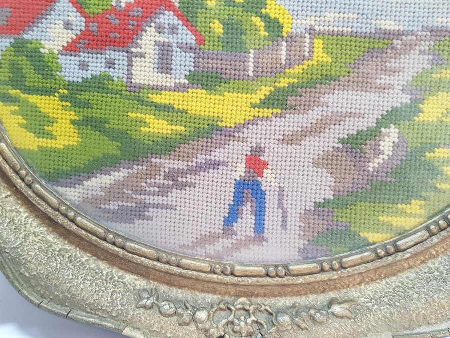 ANTİKA GOBLEN TEPSİ