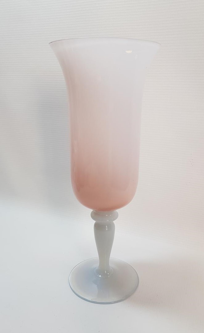 OSMANLI DÖNEMİ PEMBE OPAL VAZO