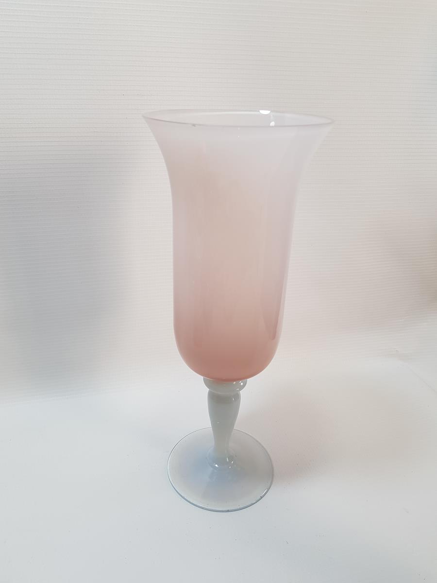 OSMANLI DÖNEMİ PEMBE OPAL VAZO