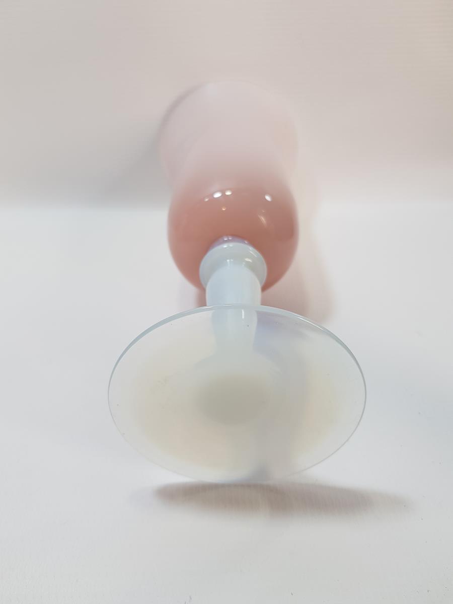 OSMANLI DÖNEMİ PEMBE OPAL VAZO