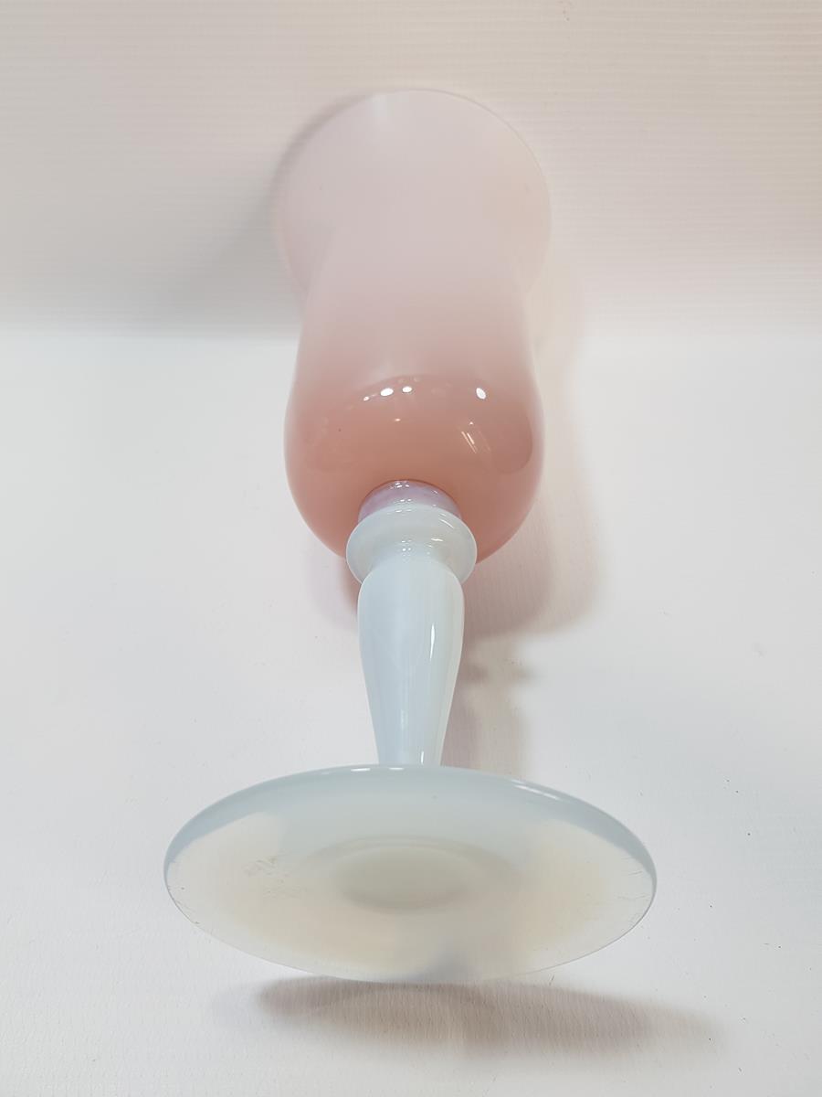 OSMANLI DÖNEMİ PEMBE OPAL VAZO