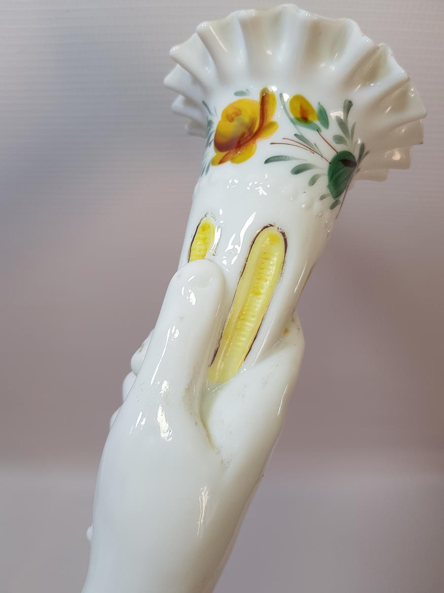 OSMANLI DÖNEMİ HANIMELİ FORMLU OPAL VAZO