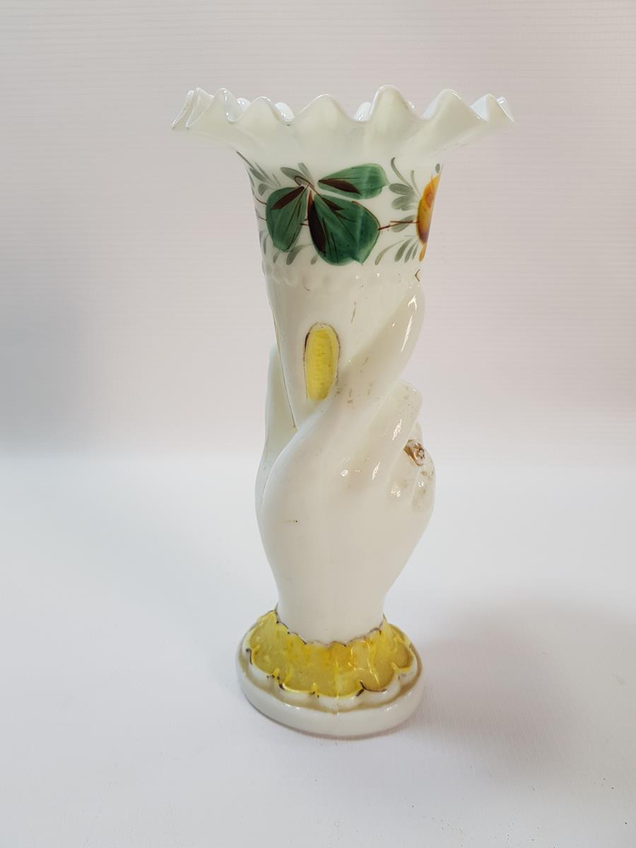 OSMANLI DÖNEMİ HANIMELİ FORMLU OPAL VAZO