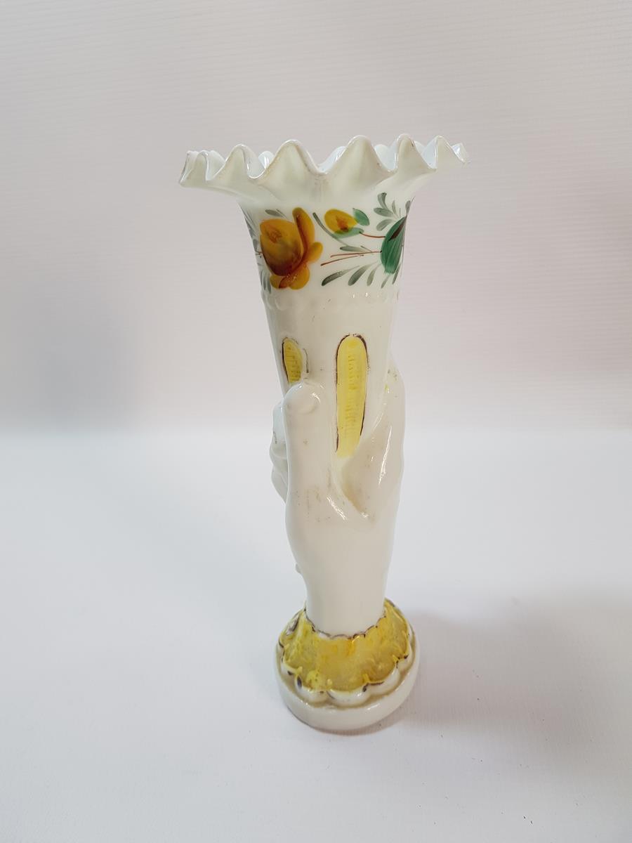 OSMANLI DÖNEMİ HANIMELİ FORMLU OPAL VAZO