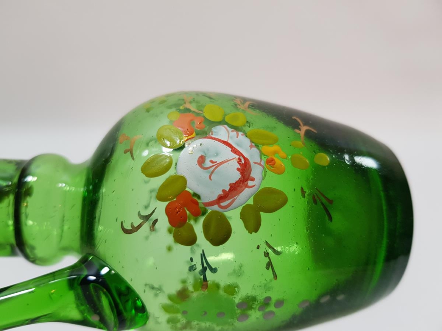 OSMANLI DÖNEMİ EL BOYAMA RAKI KARAFI