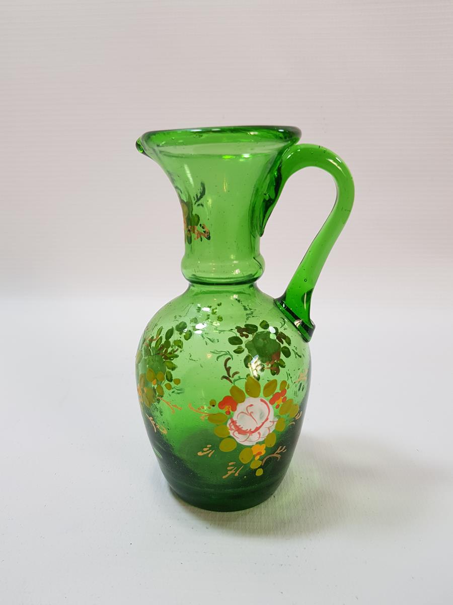 OSMANLI DÖNEMİ EL BOYAMA RAKI KARAFI