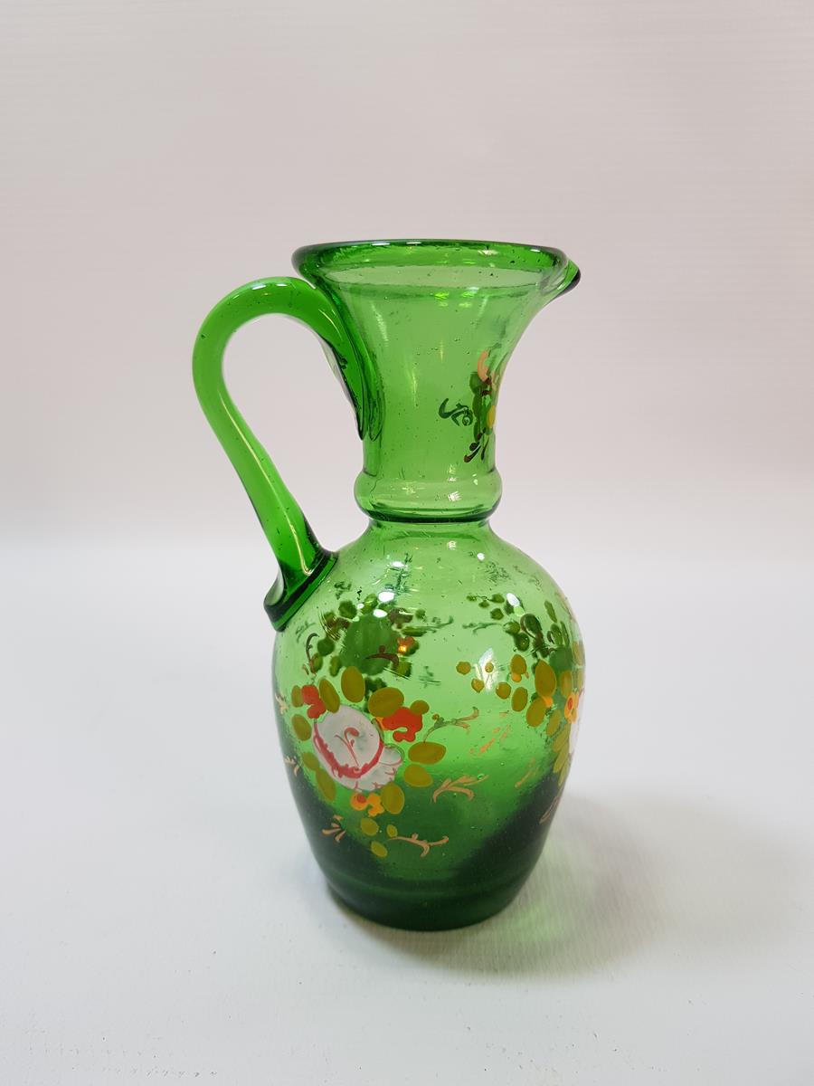 OSMANLI DÖNEMİ EL BOYAMA RAKI KARAFI