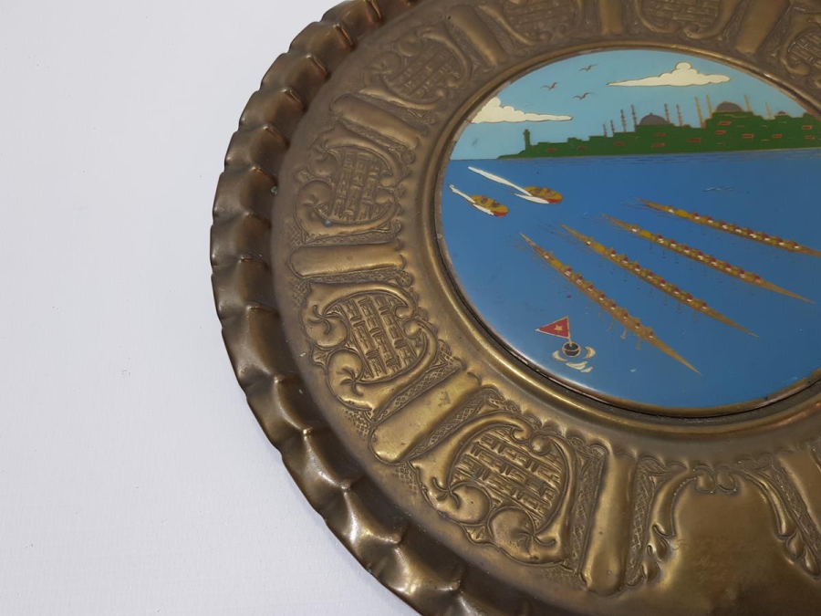 1970 İSTANBUL KÜREK YARIŞI İKİNCİLİĞİ MİNELİ BAKIR TEPSİ