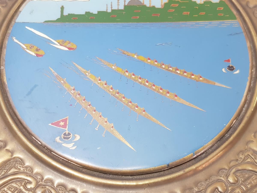 1970 İSTANBUL KÜREK YARIŞI İKİNCİLİĞİ MİNELİ BAKIR TEPSİ