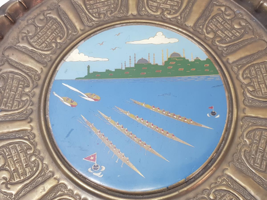 1970 İSTANBUL KÜREK YARIŞI İKİNCİLİĞİ MİNELİ BAKIR TEPSİ