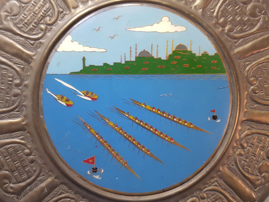 1970 İSTANBUL KÜREK YARIŞI İKİNCİLİĞİ MİNELİ BAKIR TEPSİ