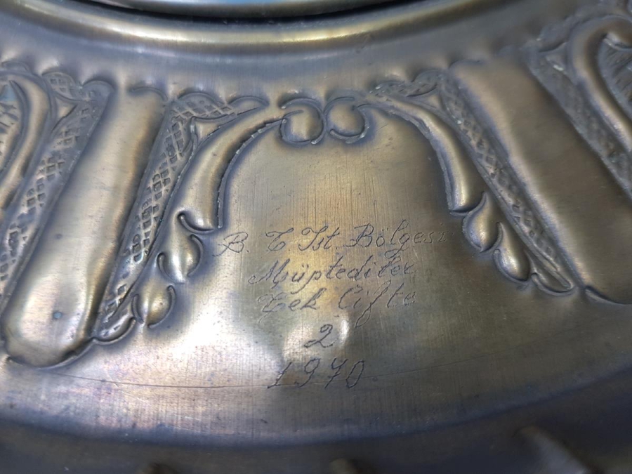 1970 İSTANBUL KÜREK YARIŞI İKİNCİLİĞİ MİNELİ BAKIR TEPSİ