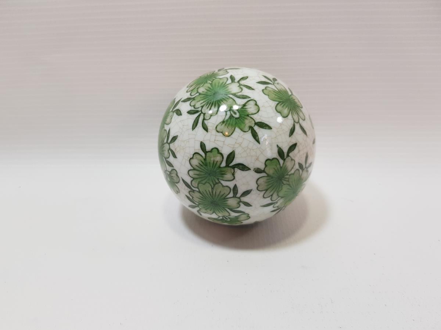 ANTİKA EL BOYAMA PORSELEN SÜS TOPU