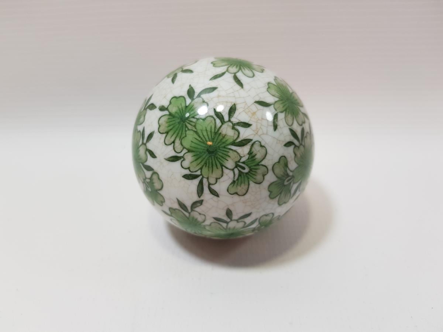 ANTİKA EL BOYAMA PORSELEN SÜS TOPU