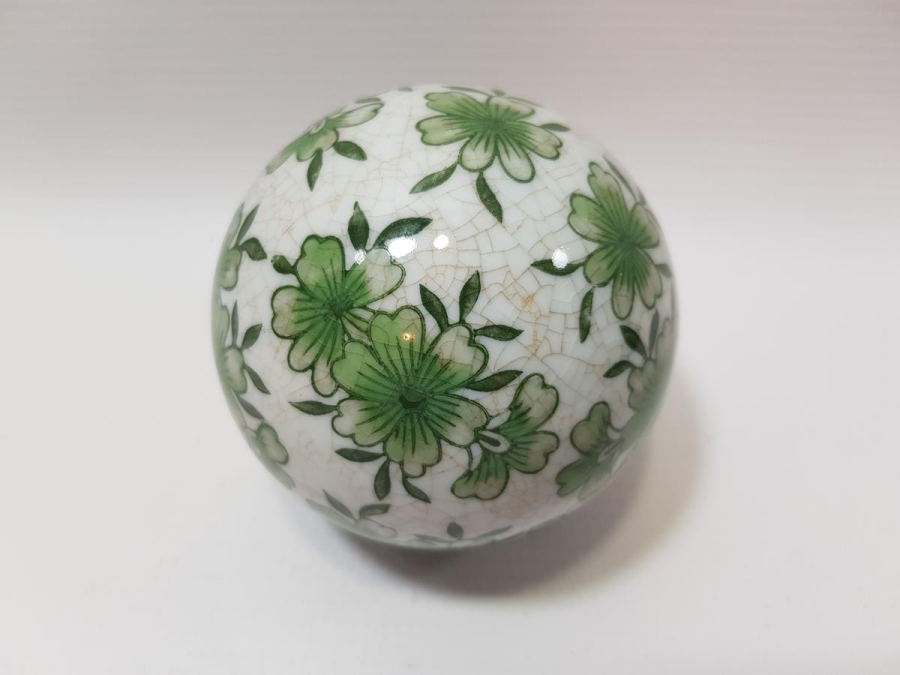 ANTİKA EL BOYAMA PORSELEN SÜS TOPU