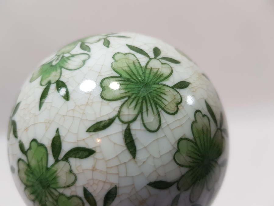 ANTİKA EL BOYAMA PORSELEN SÜS TOPU