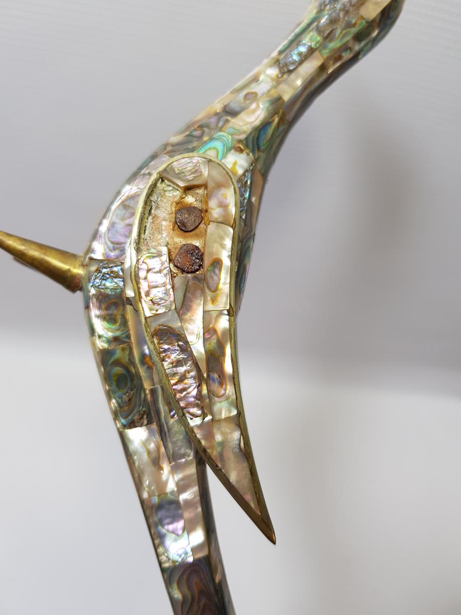 ANTİKA SEDEF KAPLAMA KUŞ BİBLOSU