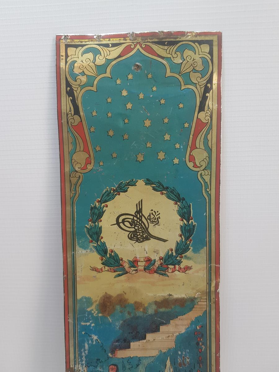 OSMANLI TUĞRALI BİR ÇİFT SANDIK SÜSÜ