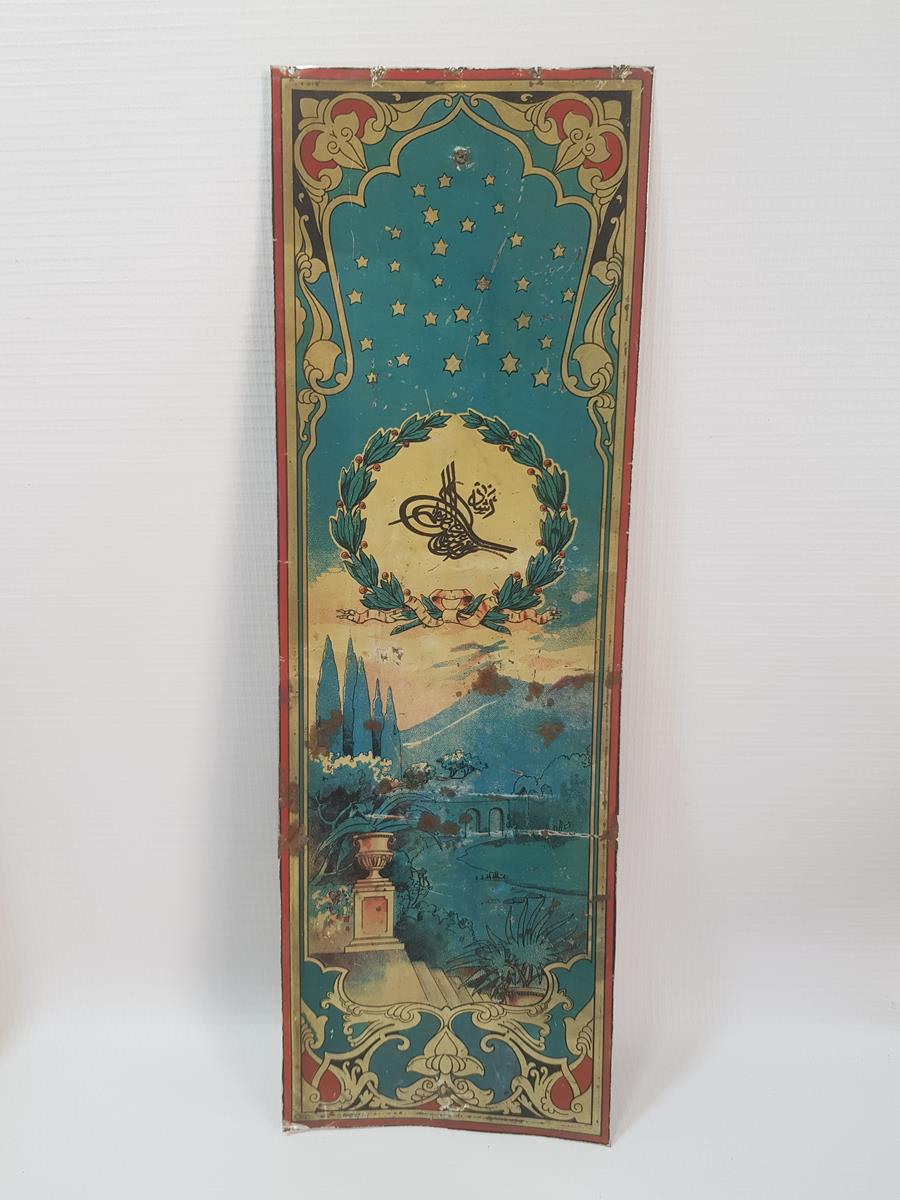 OSMANLI TUĞRALI BİR ÇİFT SANDIK SÜSÜ