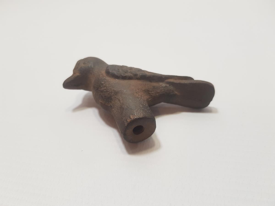 ANTİKA KUŞ FORMLU BASTON SAPI