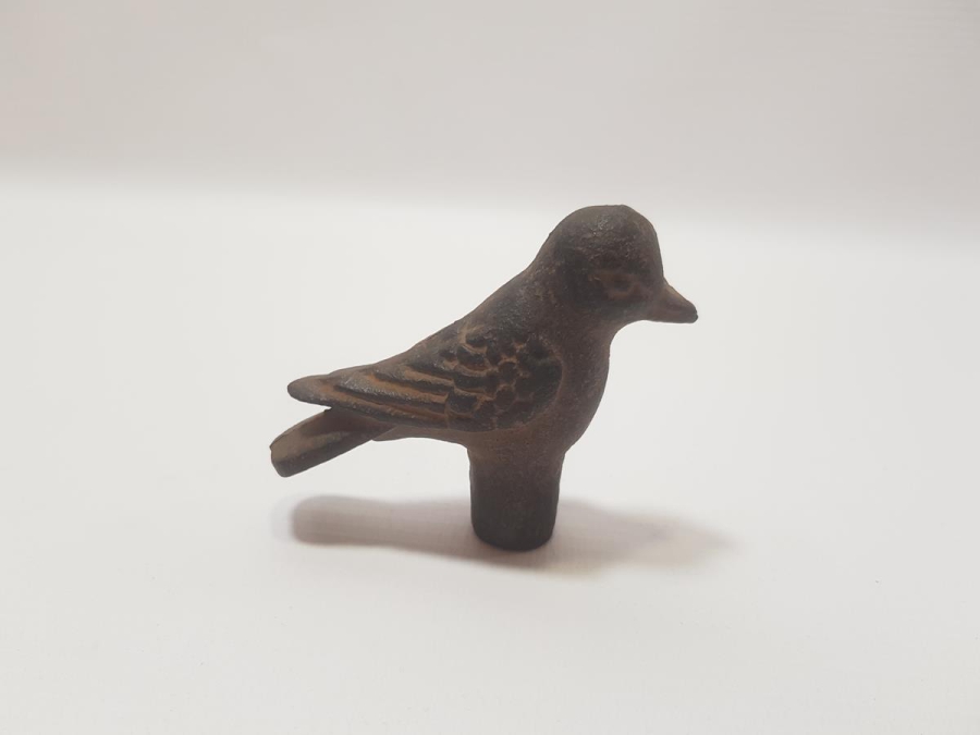 ANTİKA KUŞ FORMLU BASTON SAPI