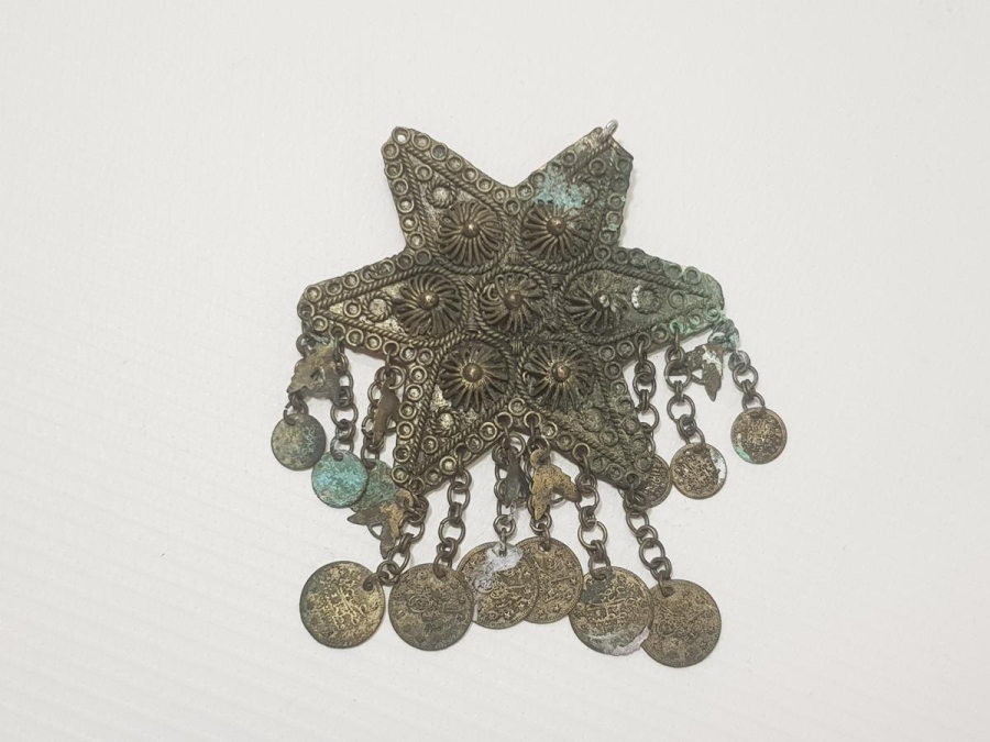 OSMANLI DÖNEMİ YILDIZ FORMLU FES SÜSÜ