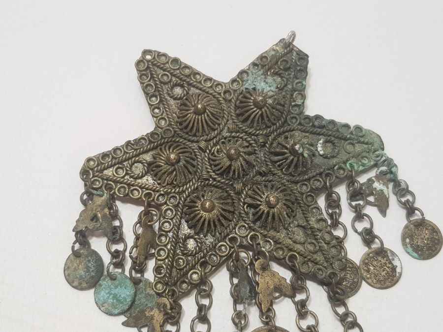 OSMANLI DÖNEMİ YILDIZ FORMLU FES SÜSÜ