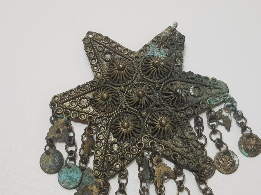 OSMANLI DÖNEMİ YILDIZ FORMLU FES SÜSÜ