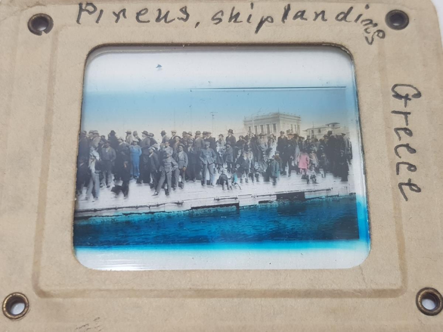 1. DÜNYA SAVAŞI DÖNEMİ YUNANİSTAN 2 ADET CAM FOTOĞRAF NEGATİFİ