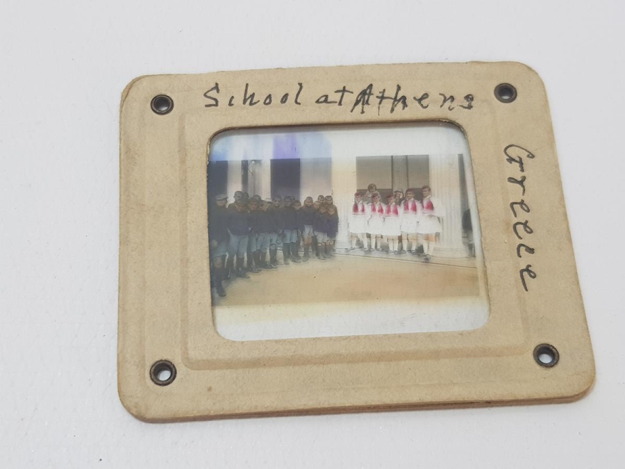 1. DÜNYA SAVAŞI DÖNEMİ YUNANİSTAN 2 ADET CAM FOTOĞRAF NEGATİFİ