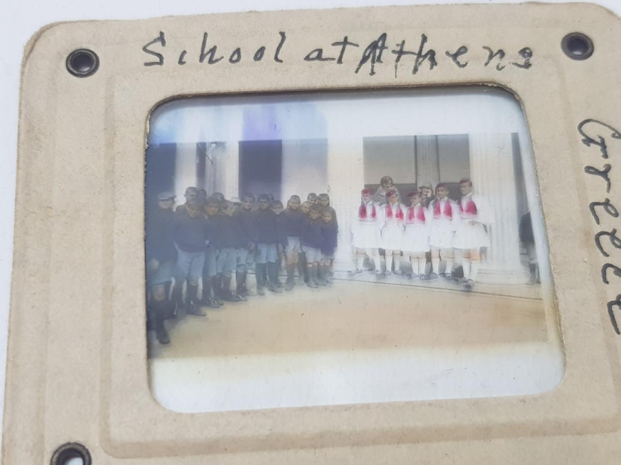 1. DÜNYA SAVAŞI DÖNEMİ YUNANİSTAN 2 ADET CAM FOTOĞRAF NEGATİFİ