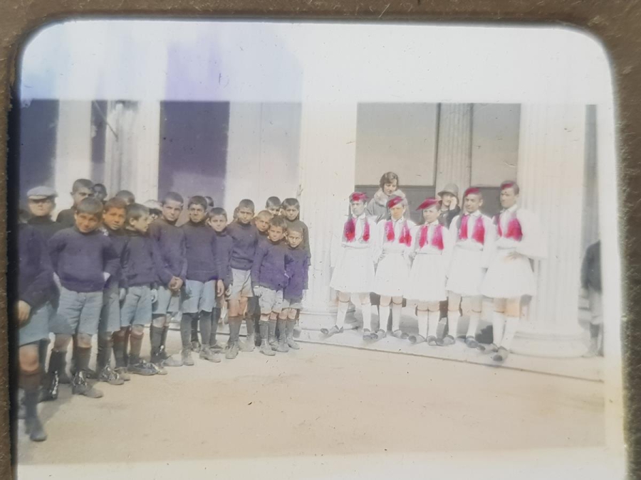 1. DÜNYA SAVAŞI DÖNEMİ YUNANİSTAN 2 ADET CAM FOTOĞRAF NEGATİFİ