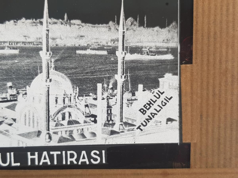 İSTANBUL HATIRASI CAM FOTOĞRAF NEGATİFİ