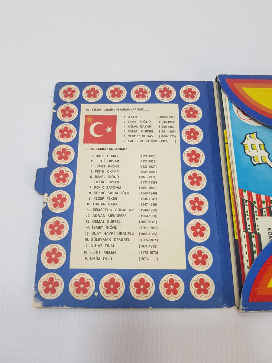 HERMAN BOYACIYAN CUMHURİYET'İN 50. YILI HATIRASI KARTPOSTAL SETİ