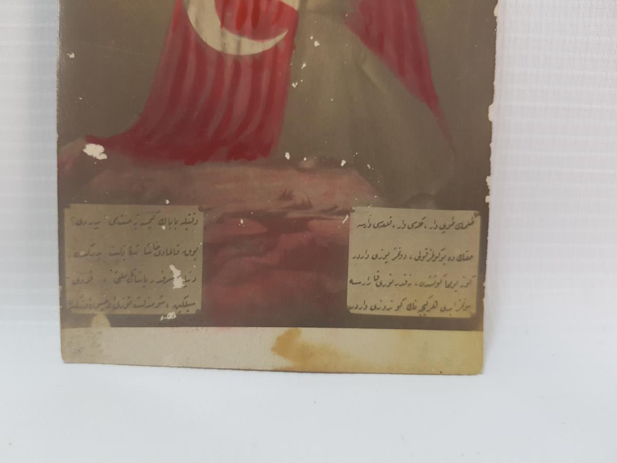 İZMİR'İN İŞGALİ İLE İLGİLİ OSMANLICA PROPAGANDA KARTPOSTALI