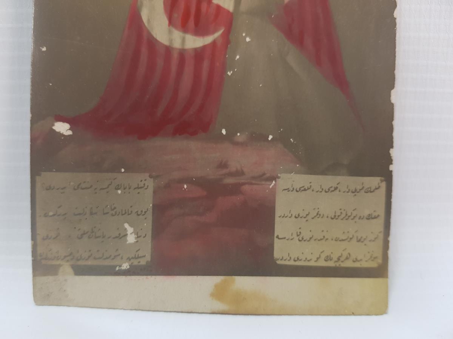 İZMİR'İN İŞGALİ İLE İLGİLİ OSMANLICA PROPAGANDA KARTPOSTALI